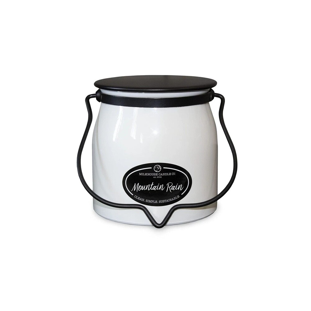 16 Ounce Mountain Rain Soy Candle Beeswax Double Wick Clean Scented Home Decor